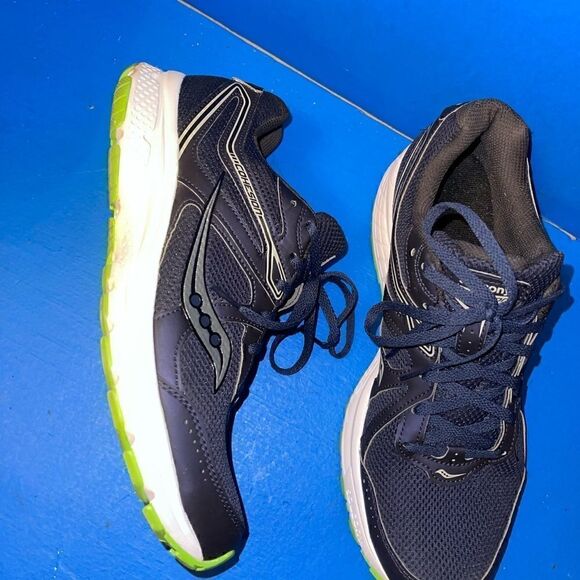 Saucony Cohesion 11 Trail Running Shoes Grip Navy Blue Men’s Sz US 10.5/EU 44.5